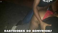 Amateur couple enjoys doggystyle and anal sex on the street