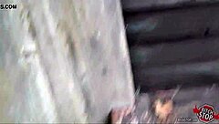 Busty MILF gets fucked hard in the open air