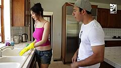 Horny MILF Diana Prince takes on lucky Mexican dude santiago axxxteca in assfucking