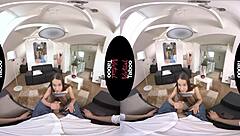 Virtual reality taboo: sister gets wrecked by big cock