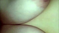 Big natural tits get covered in cum after wild couple session
