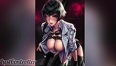 Cartoon Lady with Big Ass and Tits in a Compilation