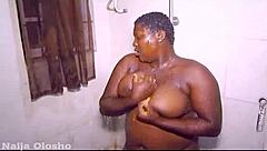 Watch a hot porn compilation featuring Nasija Olosho's amazing natural tits and big black tits