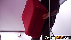 Amateur couples in reality show swap partners for a wild swinger orgy