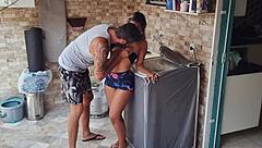 Amateur couple explores hardcore anal sex with Brazilian girl