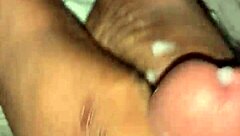 Pretty toes and sexy feet: a footjob for a fetish lover