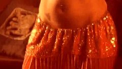 Sensual Indian woman's erotic striptease