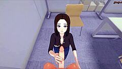 3D hentai video featuring Samsung sam getting pounded in doggystyle and missionary positions