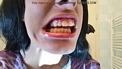 Pussy licking and tongue fetish in HD video of femdom training