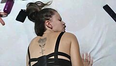 Amateur couple explores the world of BDSM with anal and ass-pounding