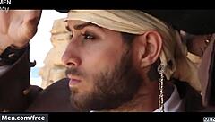 Gay pornstars diego and paddy on board pirates in a wild adventure