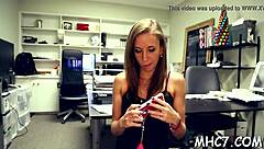 Alluring teen explores her sexuality with an old man