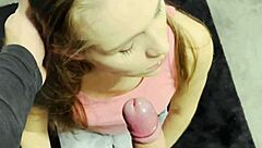 Rough sex with a spit-mouth twist in part 09 of the blowjob series