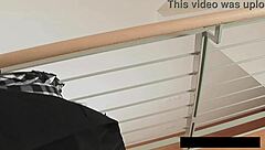 Assfucking and anal creampie for busty European babe