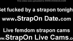 Blowjob and strapon fun with a pegging twist