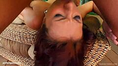 Rebecca Swallows Rough Teen Cumshot!