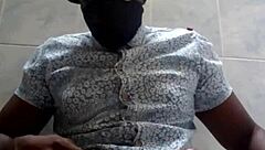 Ebony Wife's Webcam Tease with Monster Cock Latino Leading to Intense Orgasm.