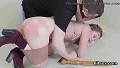 Spicy Kitten Endures Harsh Anal Therapy in Asylum