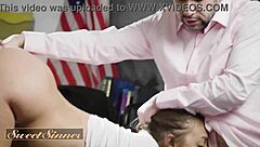 gia derza seduces professor with slutty classroom blowjob