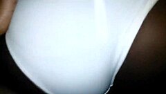 Is that chocolate ebony ass bent over for intense doggystyle pounding?