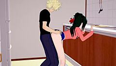 I make slim Inko Midoriya feel young again with Katsuki Bakugo