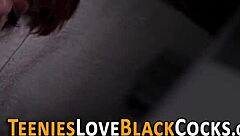 Oiled Teen Redhead Jerks and Rides BBC