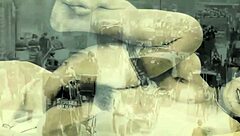 Vintage nudes featuring natural tits and hairy bodies in nature