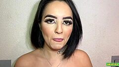 Brazilian pornstar duda pimentinha delivers intense oral and cumshot in complete scene