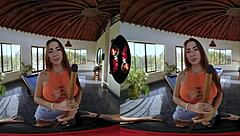 Vrlatina - Big Breast Latina Plays Pool With You