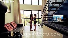 blonde milf gives quick blowjob in amateur fun