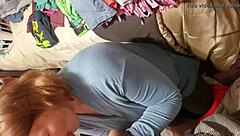 my aunt desires to suck my cock, and i fuck her mouth passionately