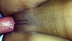 Watch this black girl get a deep creampie!