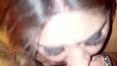 My latina girlfriend going freaky with big black cock on netflix night