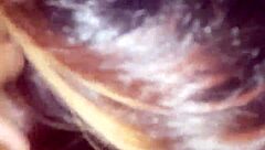 My latina girlfriend going freaky with big black cock on netflix night