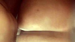 Horny milf babe with big ass bent over and fucked hard doggystyle in homemade assfucking session