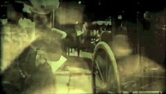 Vintage interracial taboo in dark London lantern setting