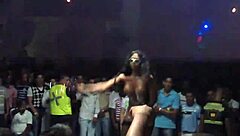 Feel the Passion as Sexy Colombian Latina Strips Naked on the Salsa Dance Floor