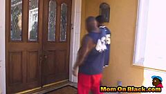 Tattooed Blonde MILF Sucks and Rides Monster Cocks in Interracial Group Threesome