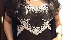 Seductive Indian MILF Flaunts Her Massive Tits in New Video