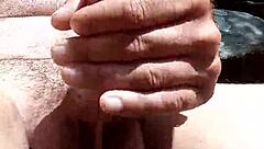 enjoying the outdoors in nature