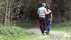 Small tits beauty gets pounded in missionary position with cumshot