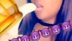 Fierce banana blowjob compilation