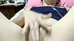 Asian Wife Bea Enjoys Solo Fantasy Fingering