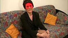 I, as a brunette milf, can't resist groping my hairy pussy during intense masturbation sessions.