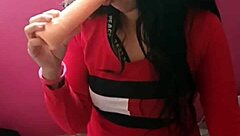 I play with my dildo in a fun way