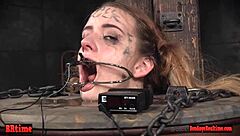 Submissive Slave Endures Bondage Torment from Maledom and Femdom Partners in Rough BDSM Session