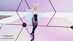 chung ha dances as kda ahri in uncensored hentai style