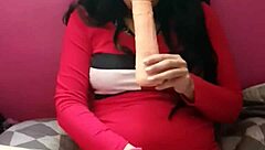 I play with my dildo in a fun way