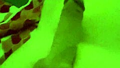 Using magic wand on husband to make him cum, creating a messy but yummy result.