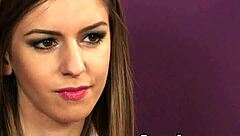 hey, that bombshell just got a huge cumshot on her face and slurped it all up